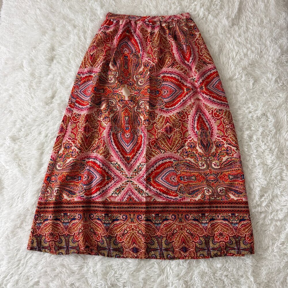 Like New✨ LOLITA Satin Flowy Maxi Skirt Made in India Size S